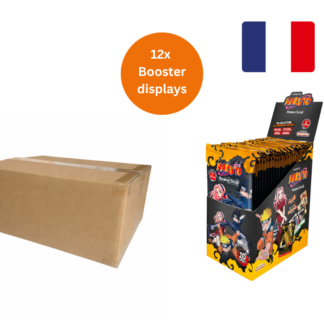 Naruto TCG: First set 2nd Edition Booster packs CDU 24 booster packs each (12 pcs) case (French)