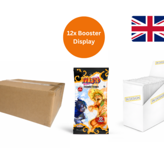 Naruto Mythos TCG - SET 2 SHINOBI SHIREN, 1st edition Flowpack 24 booster packs each (12pcs) Case - EN