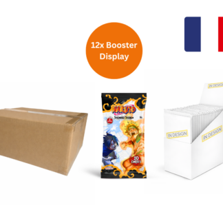 Naruto Mythos TCG - SET 2 SHINOBI SHIREN, 1st edition Flowpack 24 booster packs each (12pcs) Case - FR
