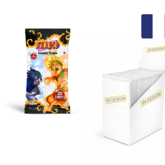 Naruto Mythos TCG - SET 2 SHINOBI SHIREN, 1st edition Flowpack Display 24 booster packs each - FR